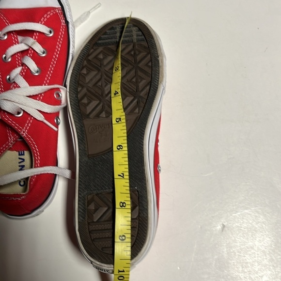 Preppy Converse All Star Red Shoes - Picture 9 of 10